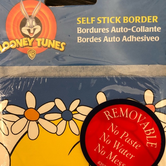 🆕 Looney Tunes self stick Border Tweety Bird (you get two) 10 yard x 6.75inches - Picture 5 of 9